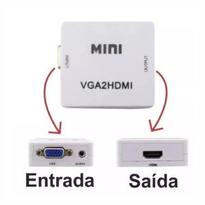 CONVERSOR VGA P/ HDMI VGA2HDTV