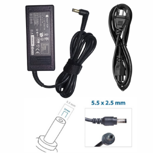 FONTE CARREGADOR NOTEBOOK COMPATIVEL ASUS 20V 3,25A 5,5X2,5MM  (B)
