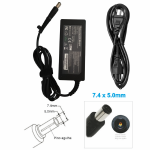 FONTE CARREGADOR NOTEBOOK COMPATIVEL HP 18,5V 3,5A 7,4X5,0MM  (B)