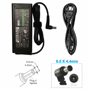 FONTE CARREGADOR NOTEBOOK COMPATIVEL SONY 19,5V 3,9A 6,5X4,4MM  (A)