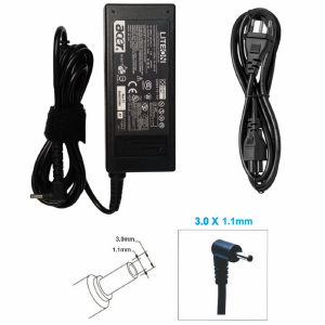 FONTE CARREGADOR NOTEBOOK COMPATIVEL ACER 19V 3,42A 3,0X1,1MM  (A)
