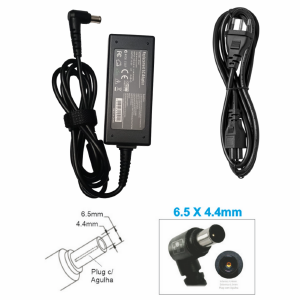 FONTE CARREGADOR NOTEBOOK COMPATIVEL SONY 19,5V 2A  6,5X4,4MM  (B)