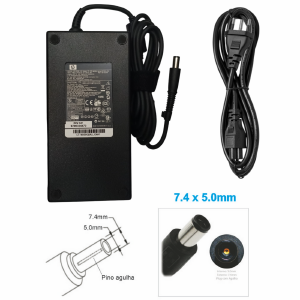 FONTE CARREGADOR NOTEBOOK COMPATIVEL HP 19,5V 9,5A 7,4X5,0MM  (A)