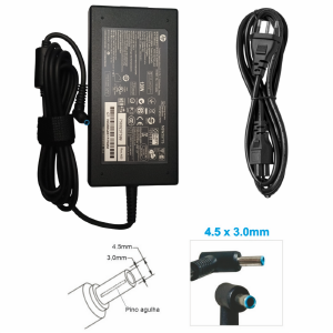 FONTE CARREGADOR NOTEBOOK COMPATIVEL HP 19,5V 6,15A 4,5X3,0MM  (A)