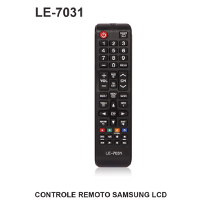 CONTROLE REMOTO COMPATIVEL P/ TV SAMSUNG LELONG LE-7031 (73)