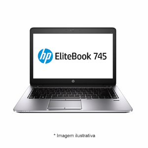 NOTEBOOK HP ELITEBOOK 745 G2 AMD A10 / 8GB DDR3 / HD 500GB/ TELA 14 / SEMINOVO