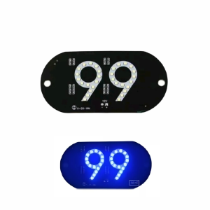 PLACA 99 LED AZUL