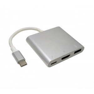 ADAPTADOR USB TIPO-C P/ HDMI / USB 3.0 / USB TIPO-C  DEX HC-03