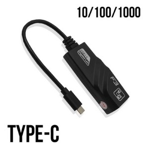 ADAPTADOR USB TIPO-C P/ REDE RJ45 (10/100/1000) F3 JC-TYC-R02