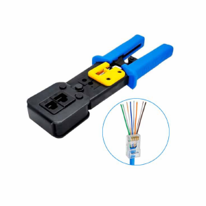ALICATE CRIMPADOR P/ RJ11,RJ12,RJ45 EZ CRIMP C/CATRACA DEX HT-318