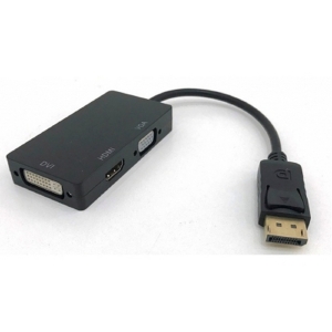 CABO ADAPTADOR DISPLAYPORT P/ VGA-HDMI-DVI (24+5) DEX AD-905