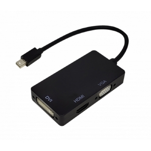 CABO ADAPTADOR MINI DISPLAYPORT P/ VGA-HDMI-DVI (24+5) DEX AD-905A