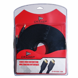 CABO HDMI 15 METROS (FLAT) 1.4 3D GRASEP D-H51000