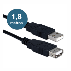 CABO USB EXTENSOR 1,8 METROS
