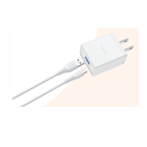CARREGADOR DE TOMADA 2A + CABO MICRO USB V8 EZRA EZ-P03