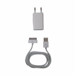 CARREGADOR DE TOMADA IPAD 8 / 6 / PLUS / GALAXY TAB 10.1 / 10 / 8.9 / 7.0 - F3 CR-GX QH-C910 BRANCO