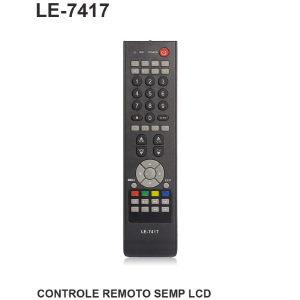 CONTROLE REMOTO COMPATIVEL P/ TV SEMP LELONG LE-7417 (44)