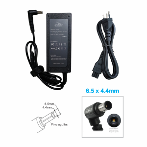FONTE CARREGADOR NOTEBOOK COMPATIVEL SONY 19,5V 3,3A 6,5X4,4MM GRASEP D-537
