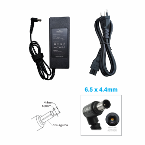 FONTE CARREGADOR NOTEBOOK COMPATIVEL SONY 19,5V 4,7A 6,5X4,4MM GRASEP D-537A