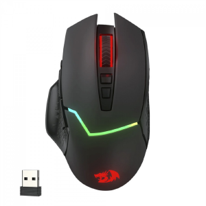 MOUSE GAMER REDRAGON MIRAGE M690-PRO RGB SEM FIO 8000 DPI PRETO