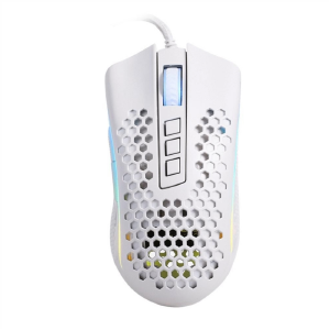 MOUSE GAMER REDRAGON STORM M808W-RGB USB 12400 DPI BRANCO