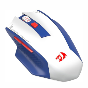 MOUSE GAMER REDRAGON WOKI M994W SEM FIO 26000 DPI BRANCO/AZUL