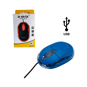 MOUSE USB SIMPLES B-MAX BM-611 AZUL