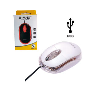 MOUSE USB SIMPLES B-MAX BM-611 BRANCO