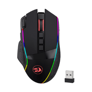 MOUSE GAMER REDRAGON ENLIGHTMENT M991-RGB SEM FIO 19000 DPI PRETO