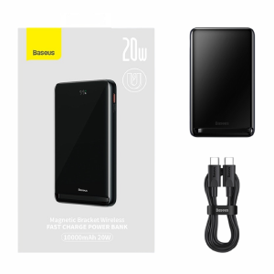 CARREGADOR PORTÁTIL POWER BANK 10000MAH 20W MAGNETICO BASEUS PPCX000203 AZUL  X