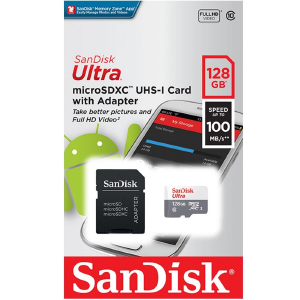 CARTÃO DE MEMORIA SANDISK ULTRA 128GB SDSQUNR-128G-GN3MA X