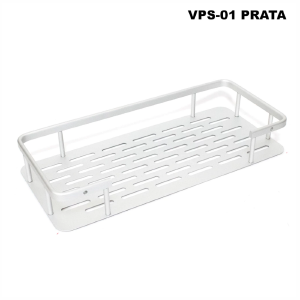 PRATELEIRA MULTIUSO ALUMINIO PRATA 31X13X6CM VPS-01-PP